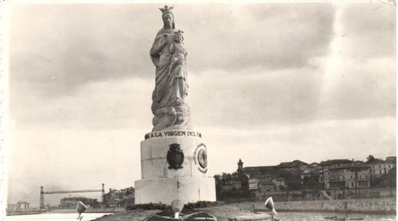 Inauguración del monumento a la Virgen del Carmen