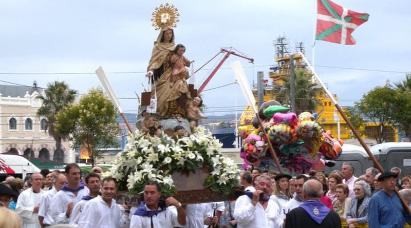 Historia de la virgen del Carmen y de sus fiestas patronales
