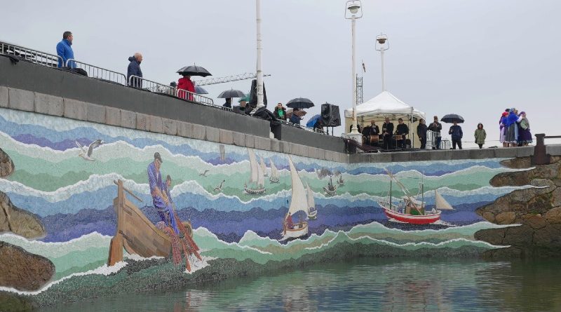 mural puerto pesquero